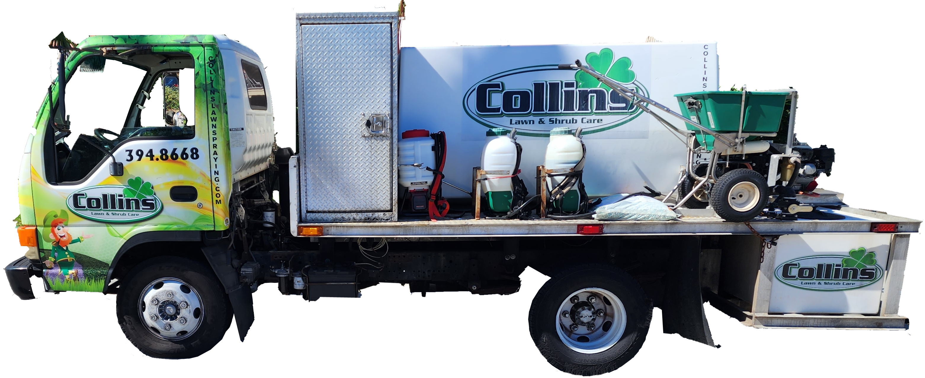 collins-lawn-and-tree-service-truck collins lawn care and tree care service truck