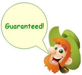 collins-brand-leprechaun-character-saying-Guaranteed! collins brand leprechaun character saying Guaranteed!
